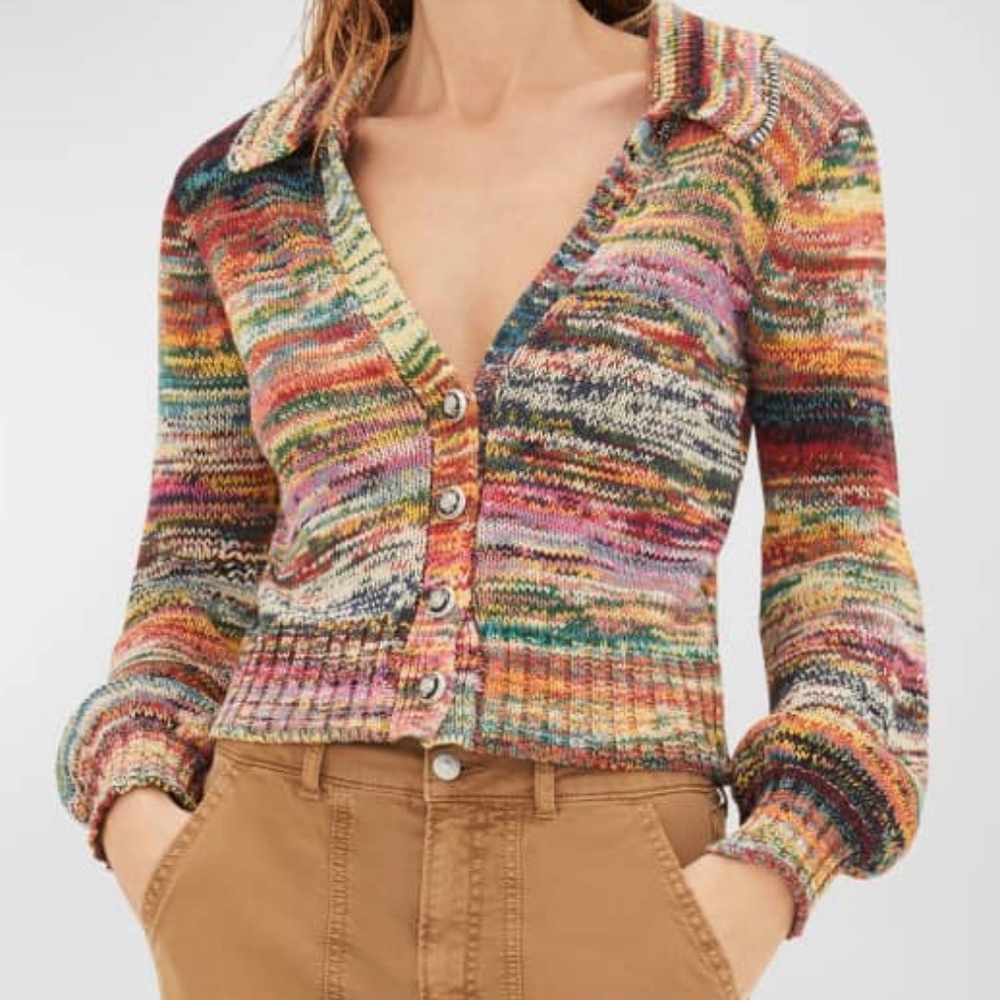 Veronica Beard size M striped cardigan